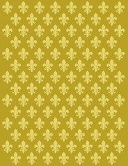 French Lily flower motif background