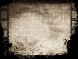 Naklejka premium Grunge filmstrip