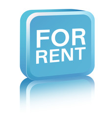 For Rent Sign - blue