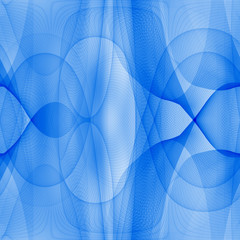 Abstract blue lines