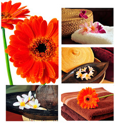 Wellness Karte Collage