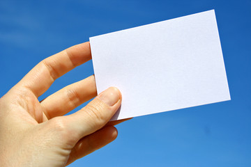 White card