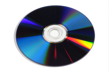 Cool CD isolated over white background