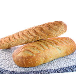  Sourdough Bread on white background