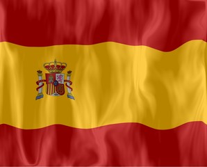 Fototapeta premium espagne drapeau froissé spain crumpled flag