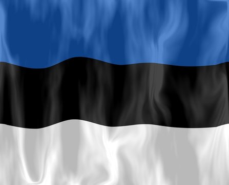 estonie drapeau froissé estonia crumpled flag