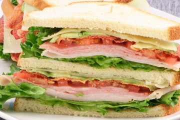 club sandwich finger food