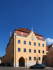 Obraz premium Rathaus in Donauwörth