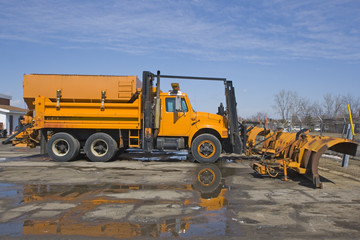 Obraz premium Plow Truck