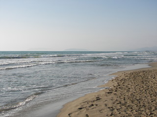 Versilia la battigia