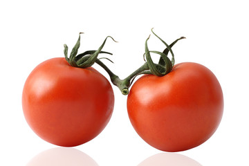 Two tomatoes
