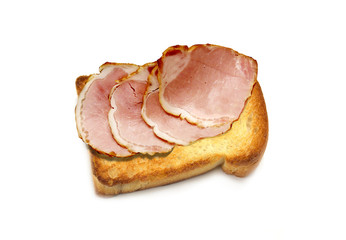 bacon on toast