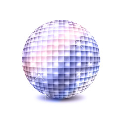 mirrored disco ball