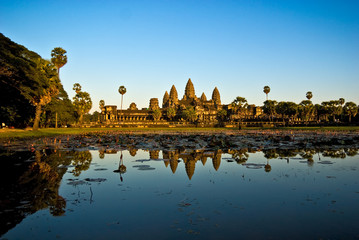 Angkor Wat at sunset, cambodia.