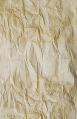 old wrinkled blank
