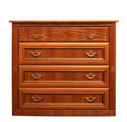 Isolated chest of drawers