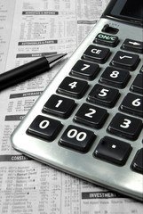 calculator and shares