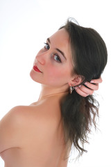 Fototapeta premium portrait of the nude girl