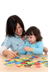 Fototapeta premium fun with mother