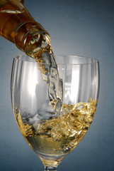 white wine in glass © Stelios Filippou