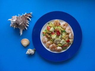 shrimps, meeresfrucht,