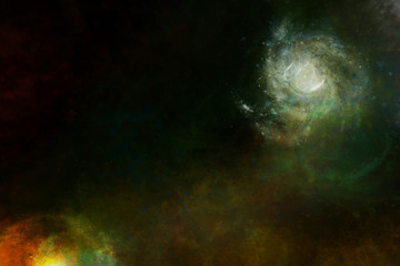 Obraz na płótnie Canvas Space Galaxy