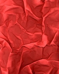 red silk satin fabric