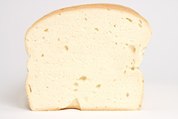 Cross-Section of a Loaf of White Bread