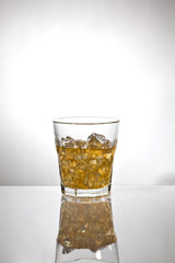 Highball glass of scotch