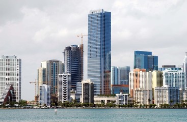 Fototapeta premium Widok na panoramę Miami