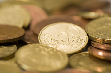 Euro coins