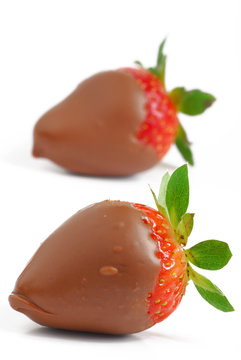 Stroberries and chocolate