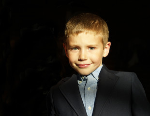young boy portrait