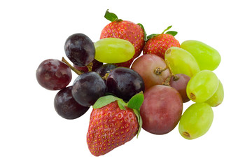 finger fruit on white