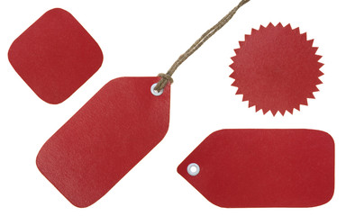 Red Tags Set