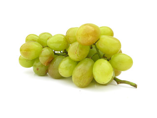 Grape fresh white isolated