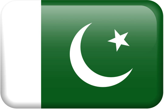 Pakistan Flag Button