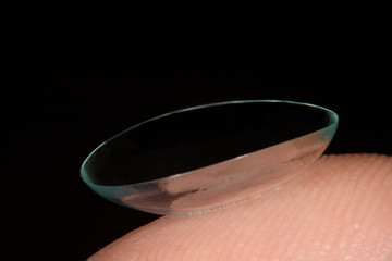 contact lens close-up