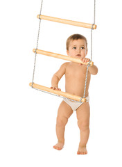 Boy with a rope-ladder 3