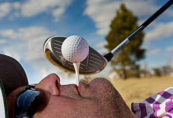 Human Golf Tee