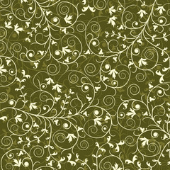 Decorative floral pattern, vector illustration 