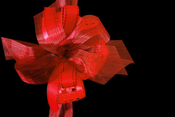 Festive Red Gift Ribbons