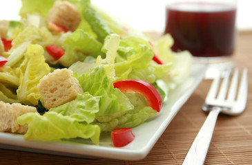 Fresh Salad with Crouton