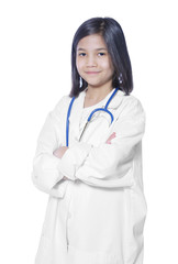 Child playing doctor