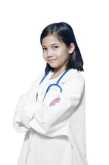 Child playing doctor