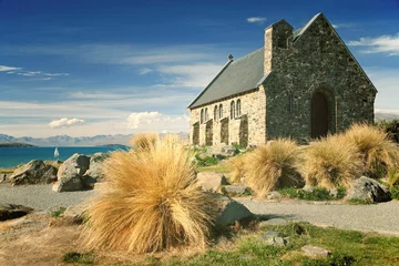 Papier Peint photo Lavable Nouvelle-Zélande Church of the Good Shepherd