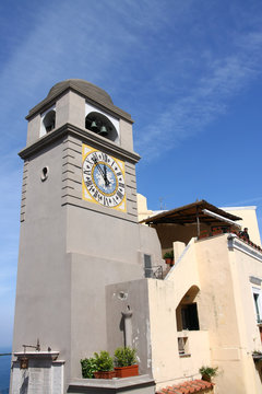 Capri - campanile della piazzetta