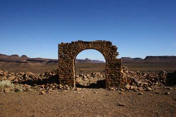 Fort Saganne stone arch, Amogjar, Mauritania