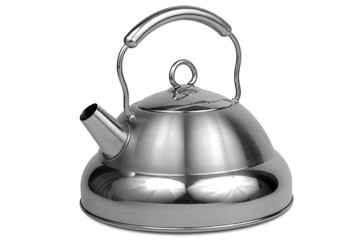 metal teapot