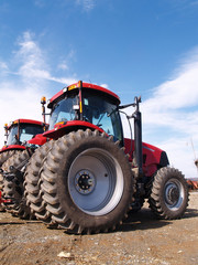 wheels on heavy duty farm equipment